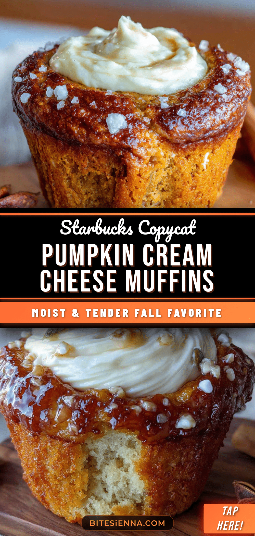 pumpkin cream cheese muffins recipe