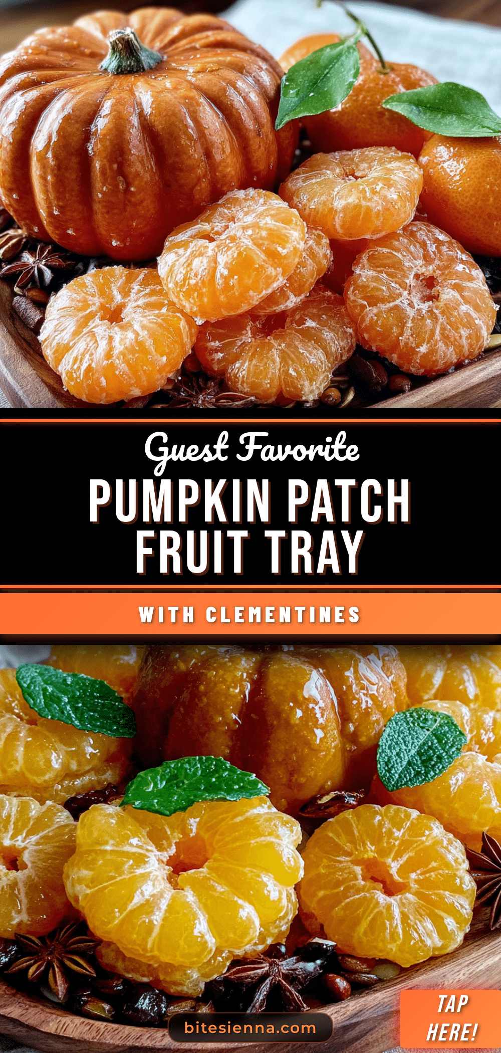 pumpkin patch fruit tray recipe