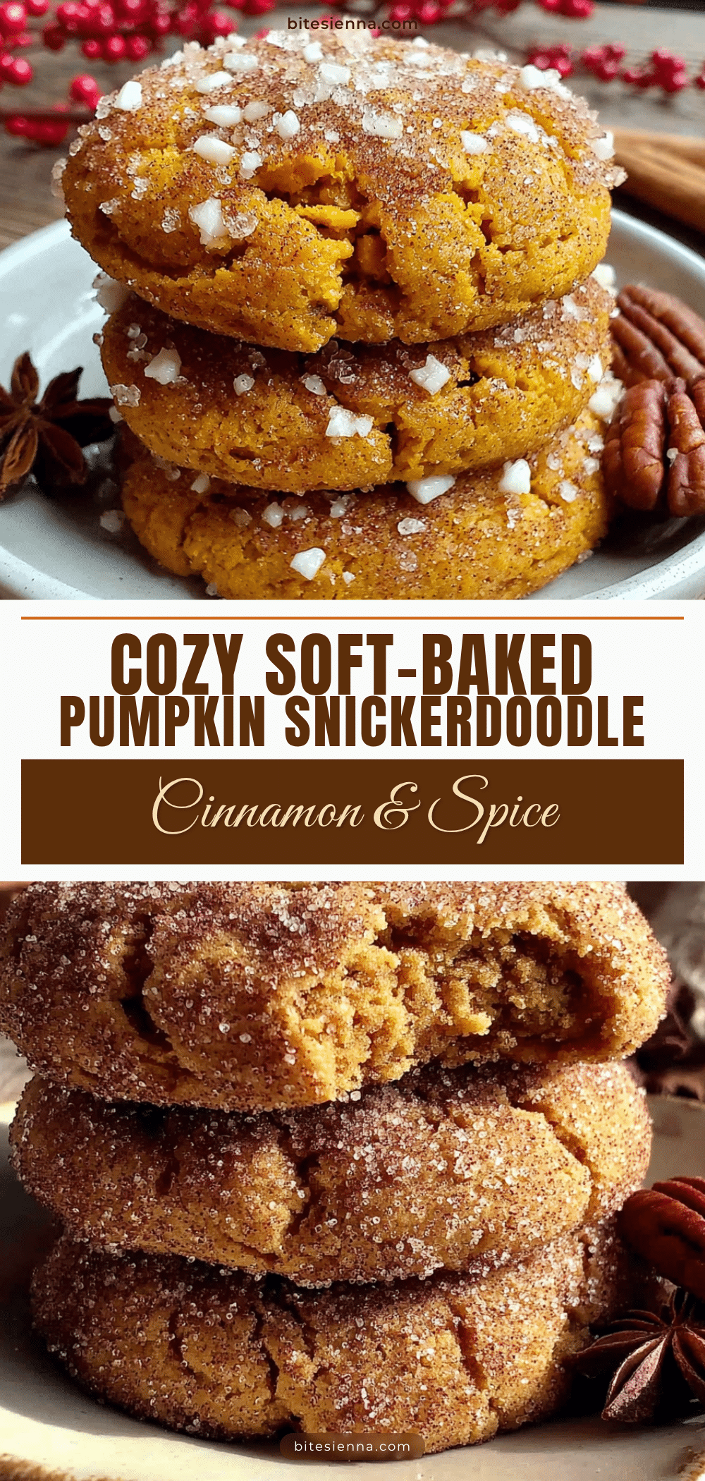 pumpkin snickerdoodle cookies recipe