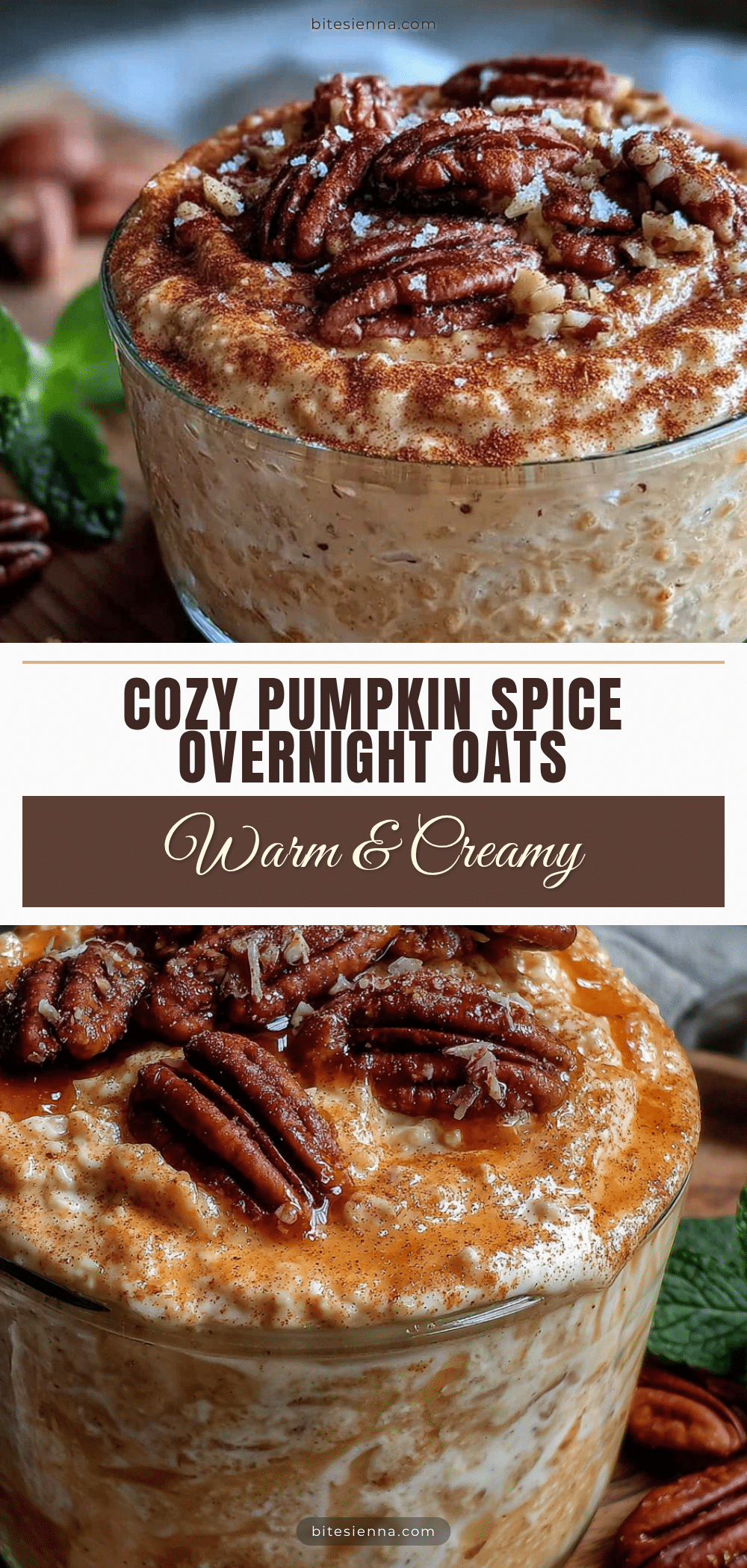 pumpkin spice overnight oats recipe