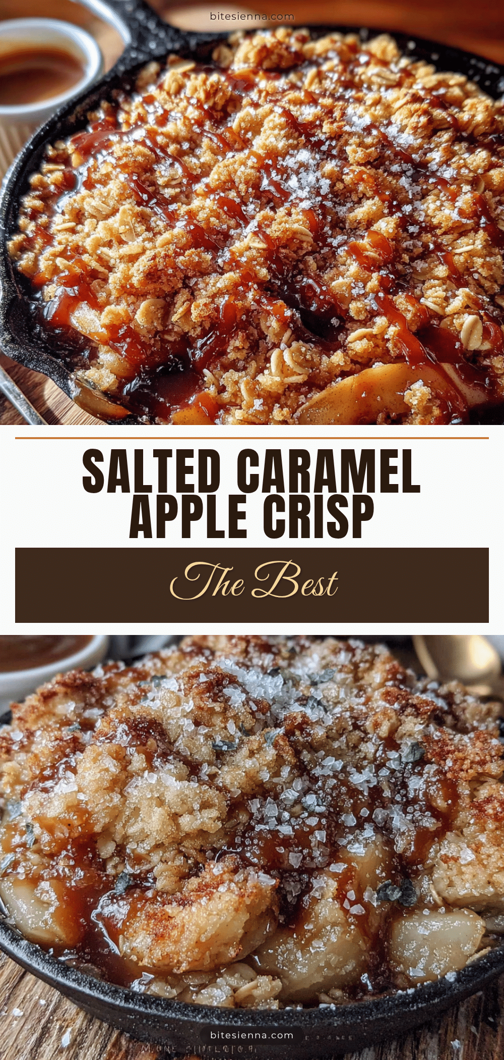 Salted Caramel Apple Crisp recipe