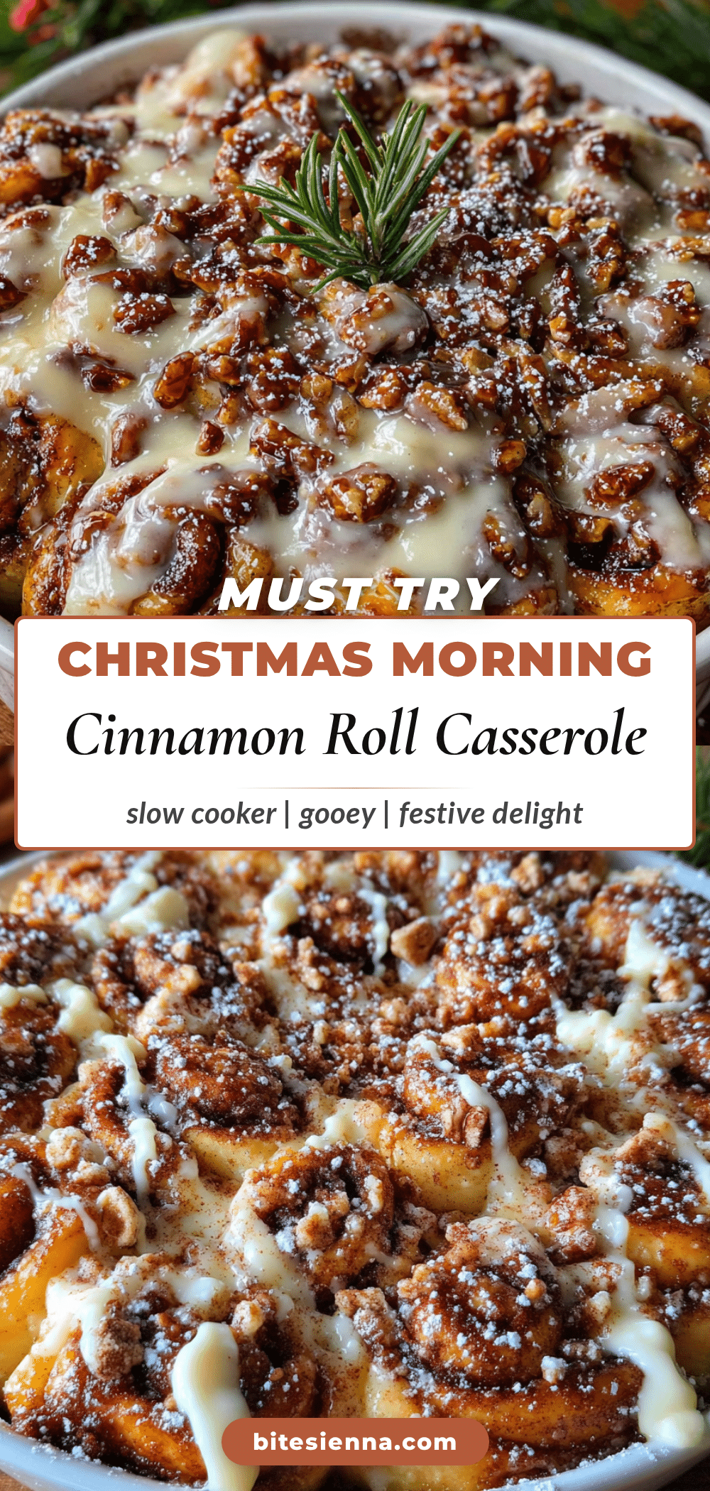 slow cooker cinnamon roll casserole recipe
