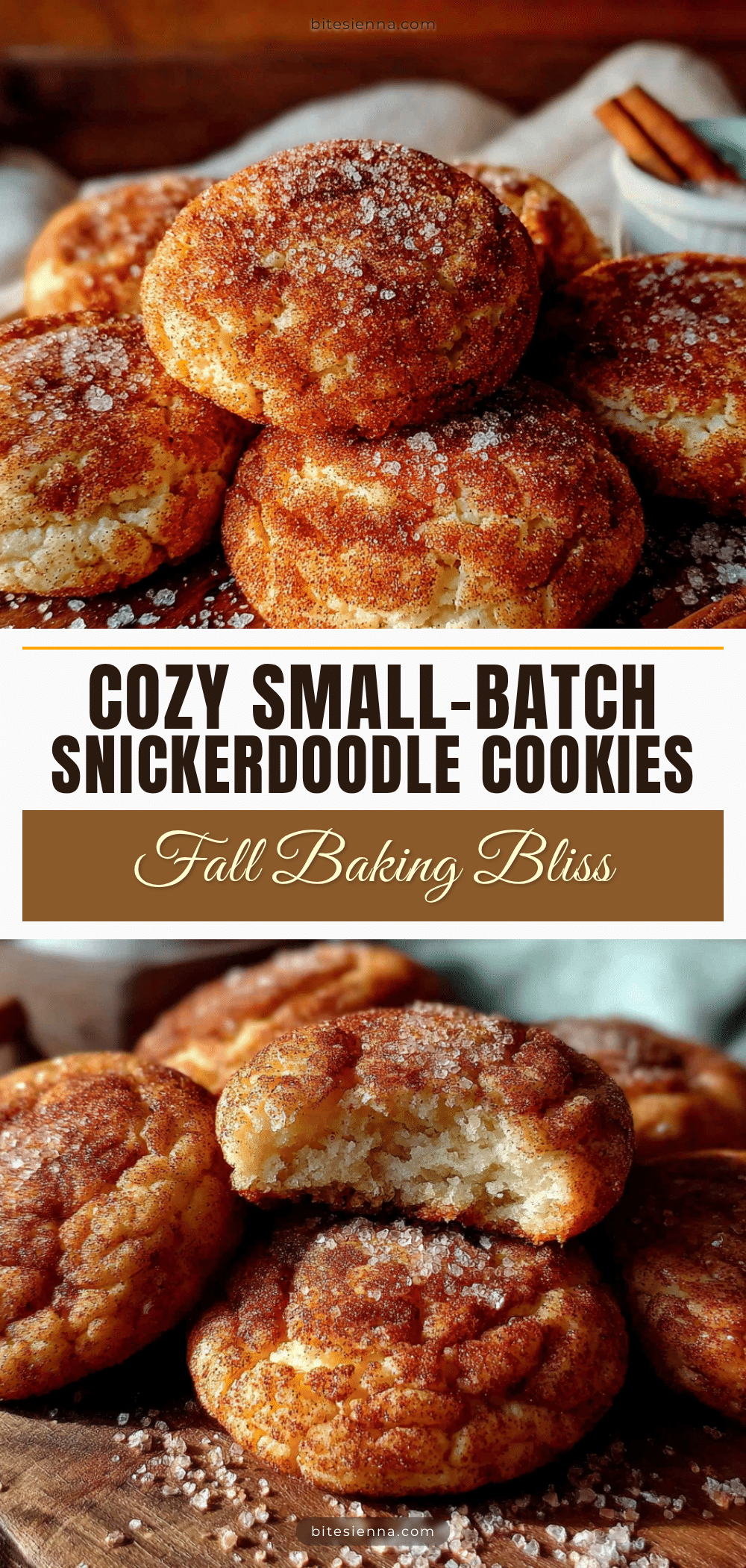 small-batch snickerdoodle cookies recipe