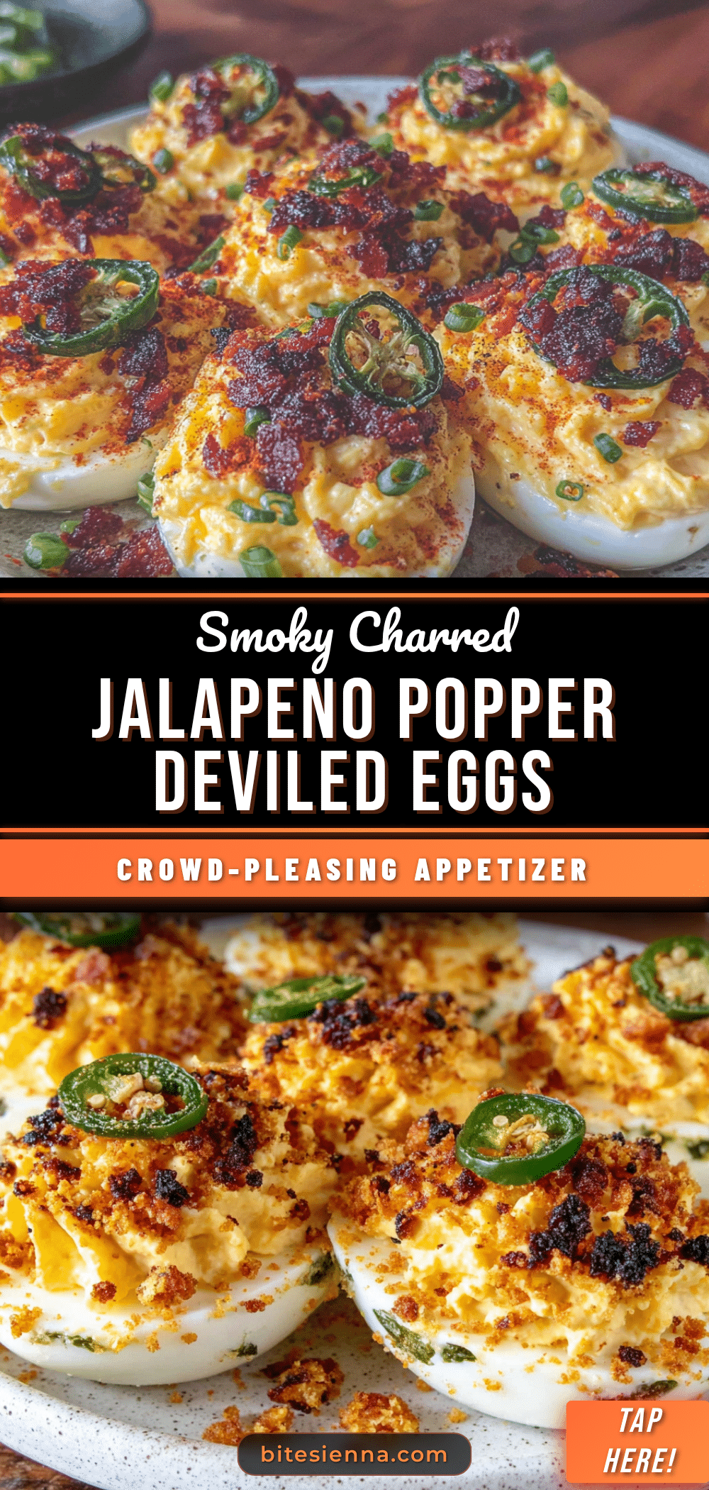 smoky charred jalapeno popper deviled eggs recipe