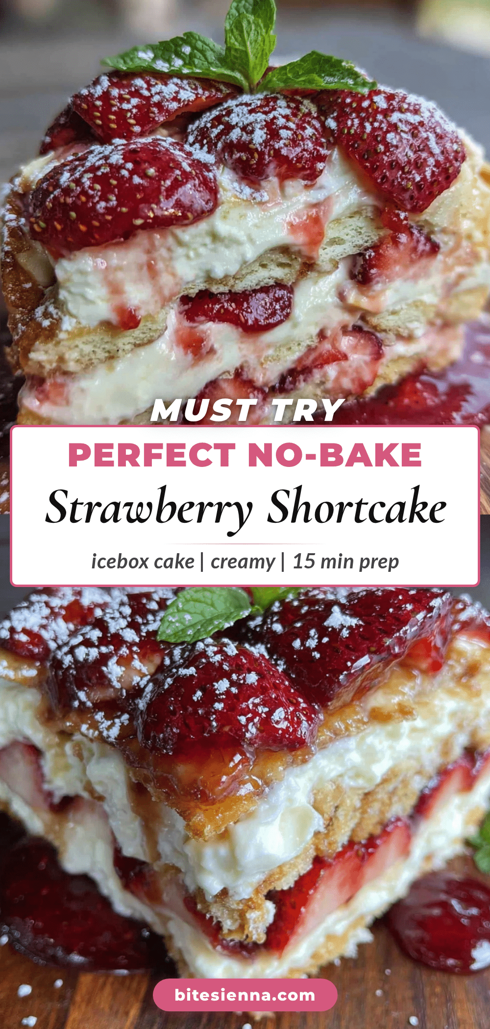 strawberry shortcake icebox cake recipe