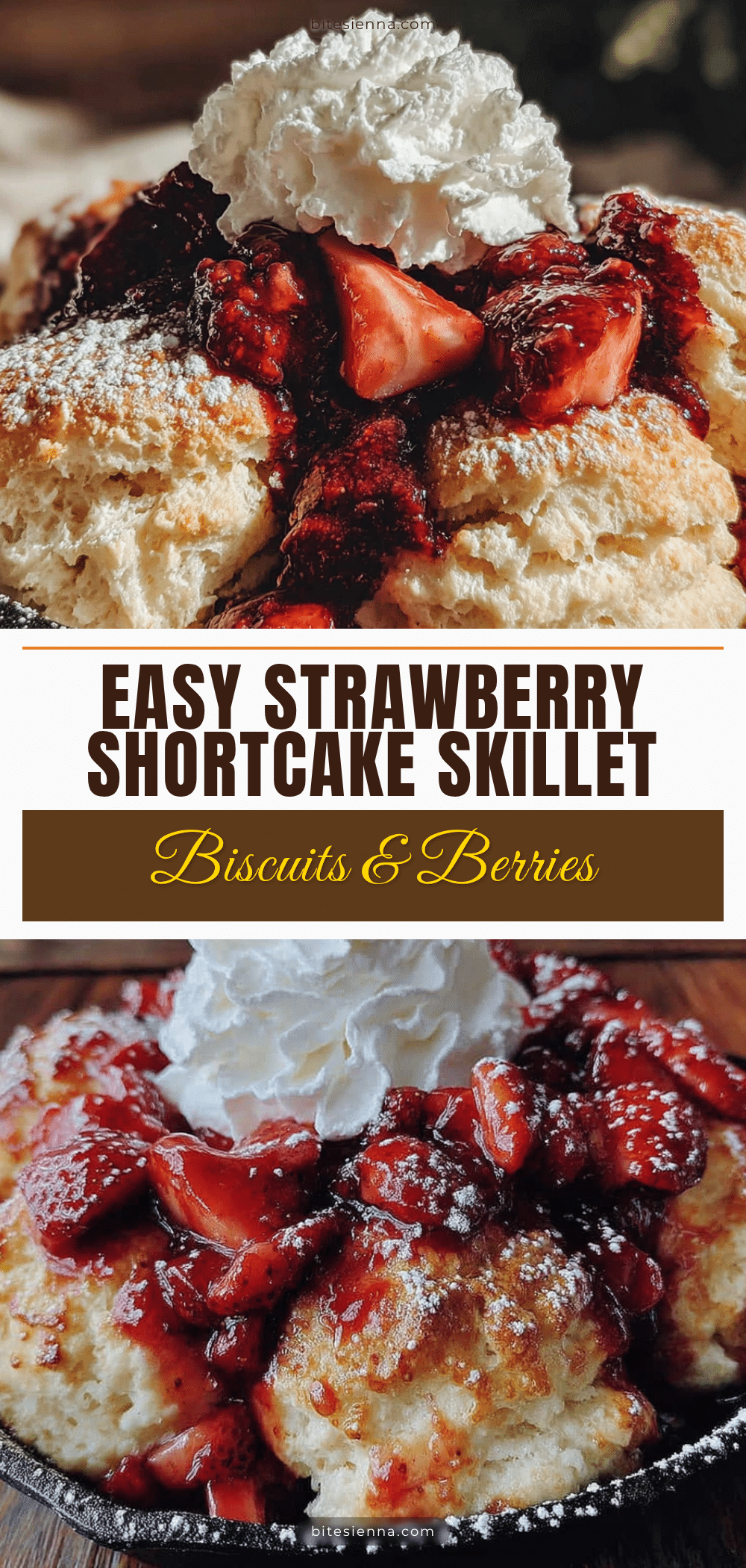 strawberry shortcake skillet biscuits recipe