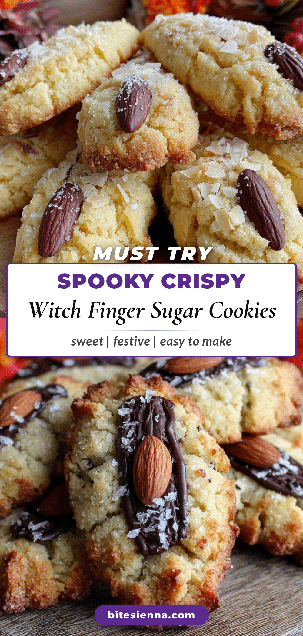 Witch Finger Sugar Cookies recipe