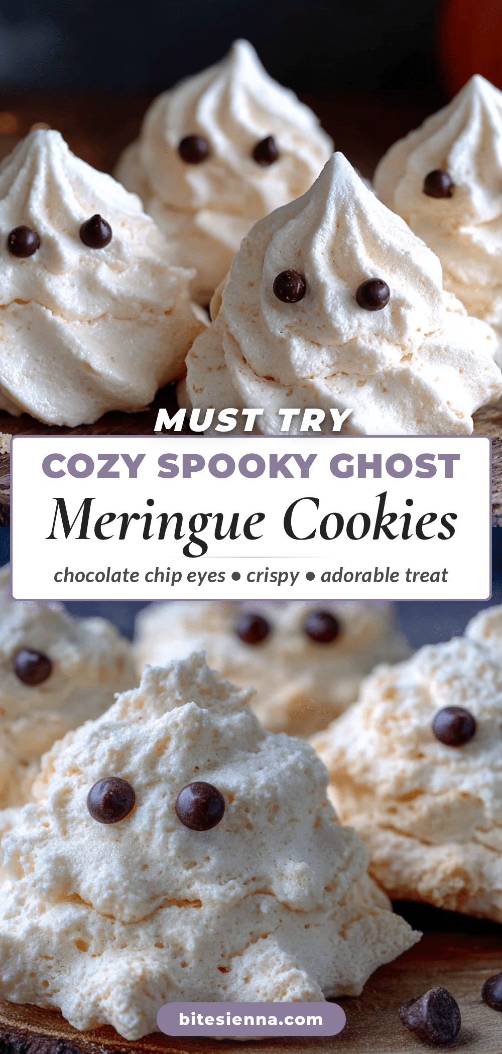 cozy ghost meringue cookies recipe
