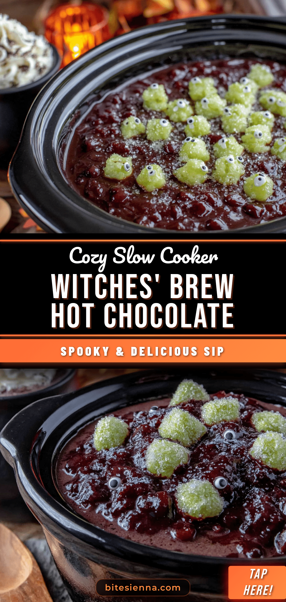 cozy slow cooker witches brew hot chocolate recipe
