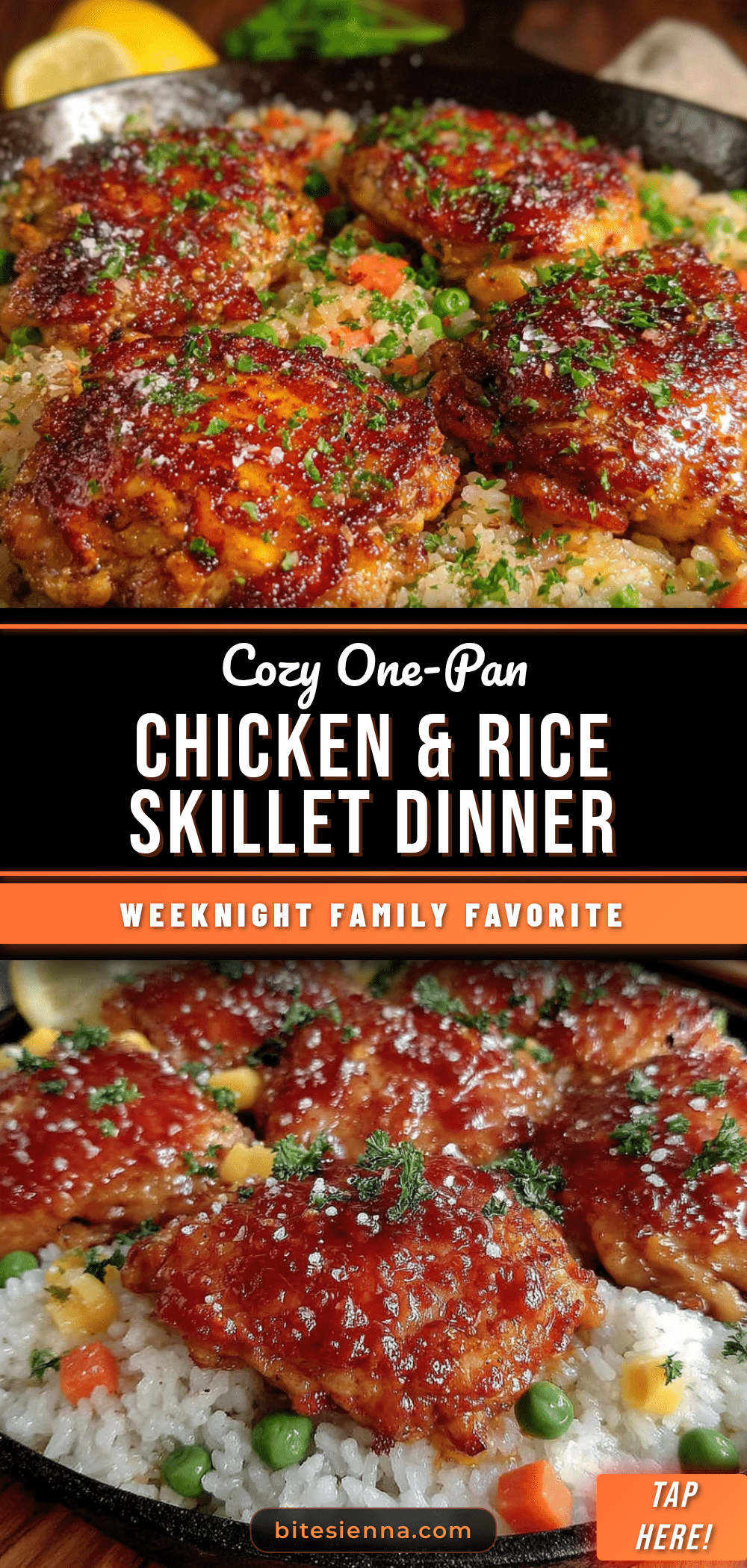 one-pan chicken and rice skillet recipe