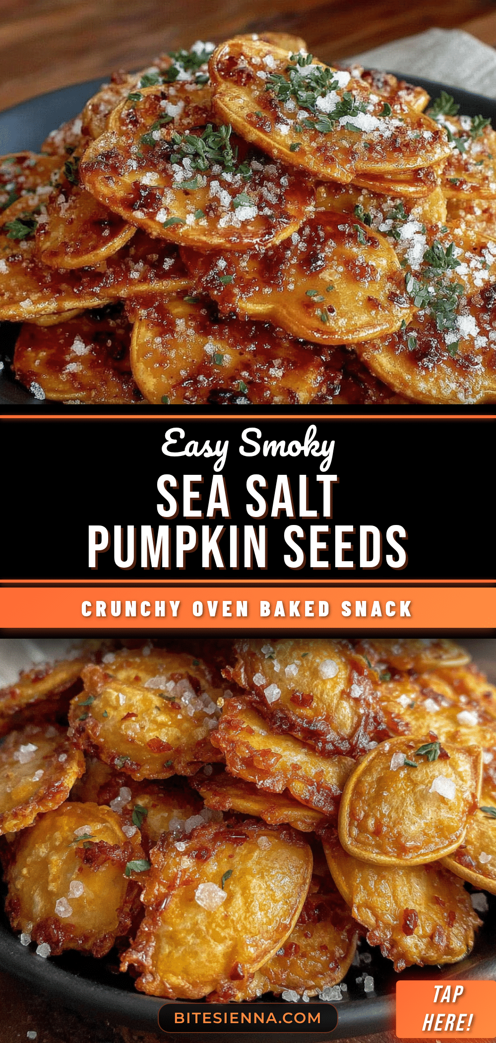smoky sea salt pumpkin seeds recipe